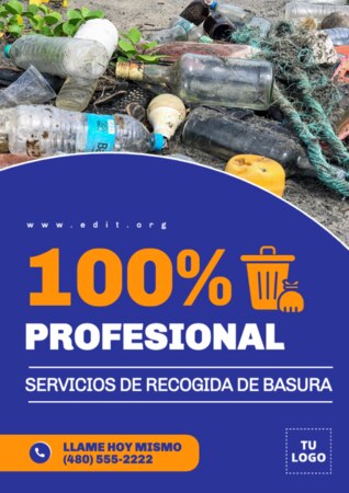 Editar una plantilla para retirada de trastos