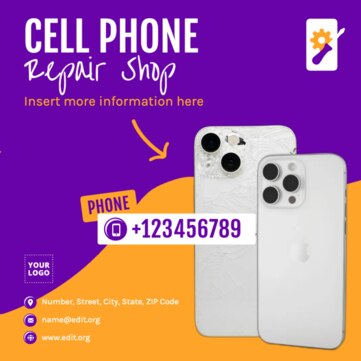 Edita un modello di riparazione cellulari