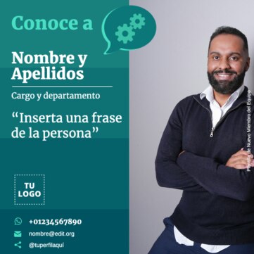 Edita una plantilla para equipos