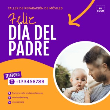 Edita un diseño de reparación de móviles