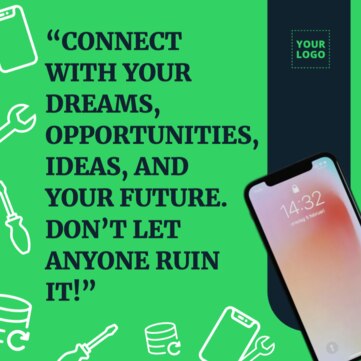 Edit a mobile repair template