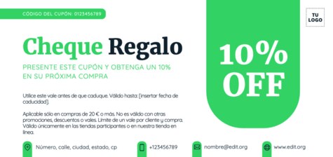 Crear tarjetas de regalo
