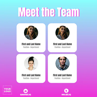 Edit a team template
