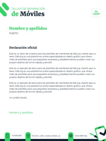 Editar una plantilla US letter