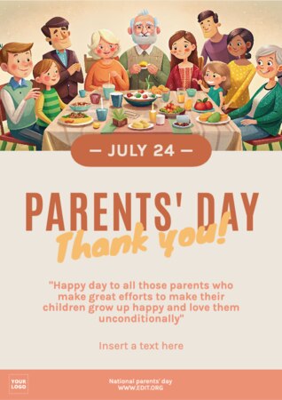 Modifier une affiche pour la Journée des parents