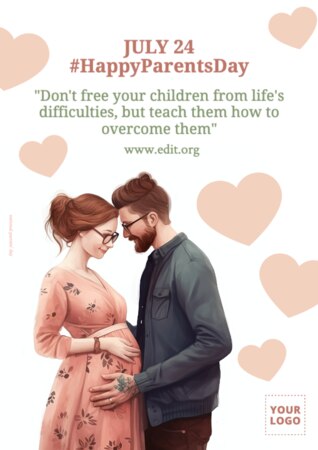 Modifier une affiche pour la Journée des parents