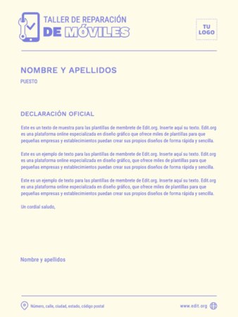 Editar una plantilla US letter