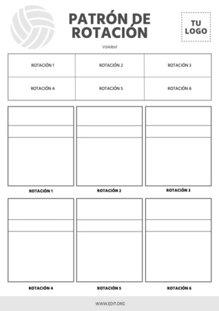 Edita un cartel de voleibol