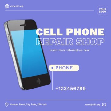 Edit a mobile repair template