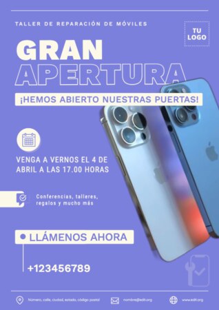 Crear diseños para tu inauguración