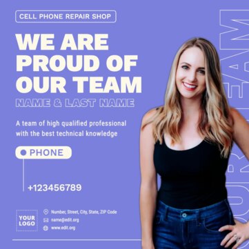 Edita un modello di riparazione cellulari