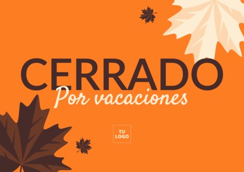 Edita una Tarjeta de otoño