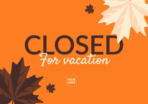 Modifier un modèle de flyer d'automne