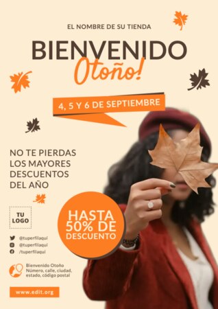Edita una oferta de otoño