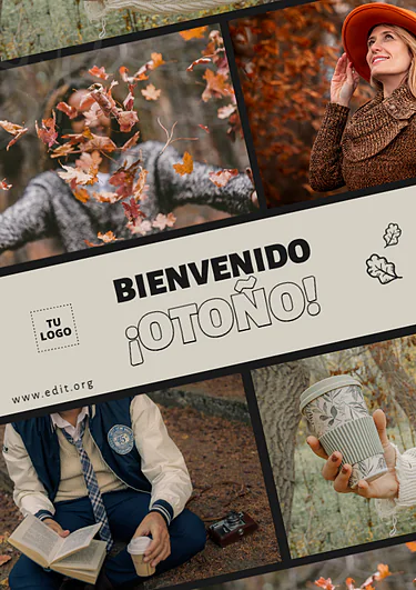 Edita una Tarjeta de otoño