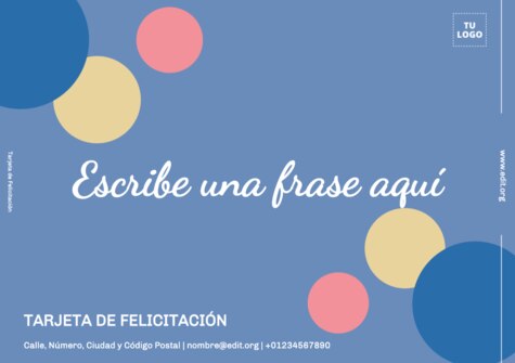 Edita una Tarjeta de Buen Trabajo