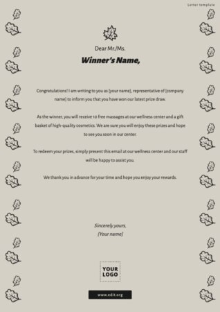 Modifier un modèle de flyer d'automne