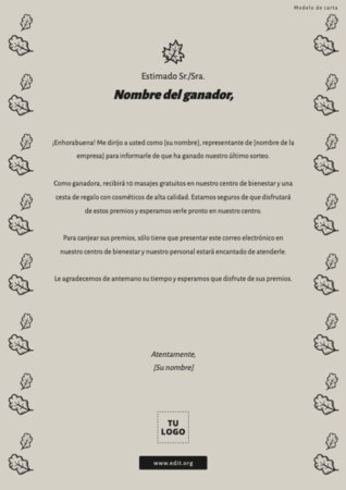 Edita una plantilla A4