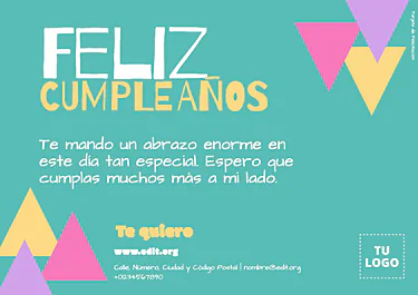 Edita una Tarjeta de Buen Trabajo