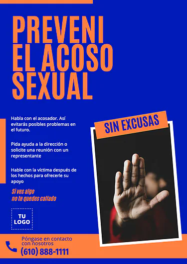 Edita un cartel en contra del acoso