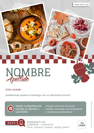 Edita una Tarjeta de otoño