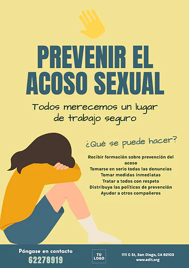 Edita un cartel en contra del acoso