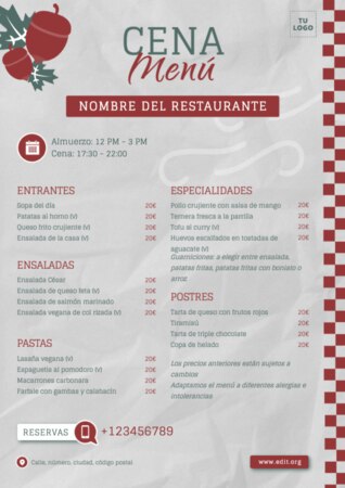 Edita una plantilla A4