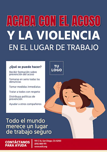 Edita un cartel en contra del acoso