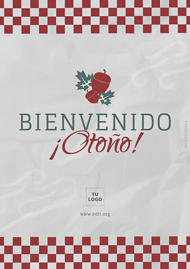 Edita una Tarjeta de otoño