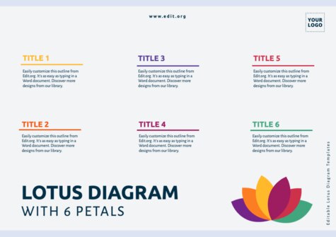 Edit a Lotus Diagram flower