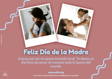 Editar un banner del Día de la Madre