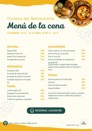 Edita una Tarjeta de otoño