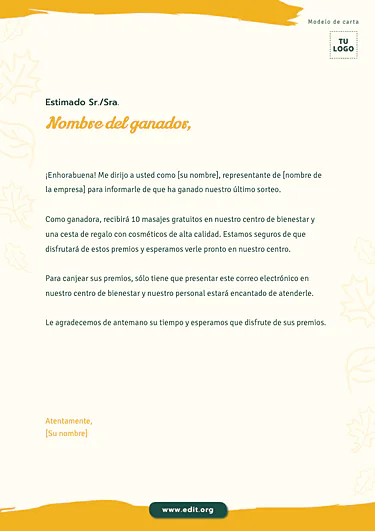 Edita una Tarjeta de otoño