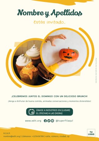 Edita una Tarjeta de otoño