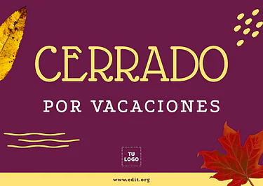 Edita una Tarjeta de otoño