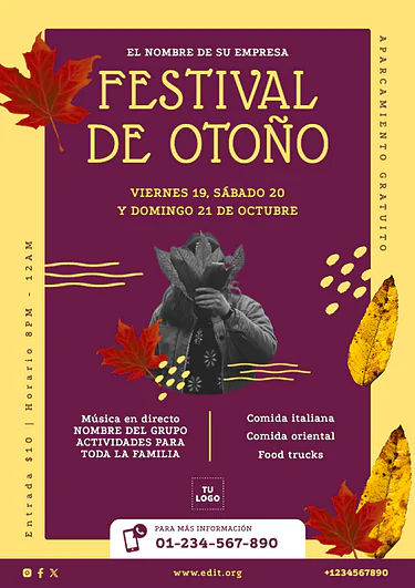 Edita una Tarjeta de otoño