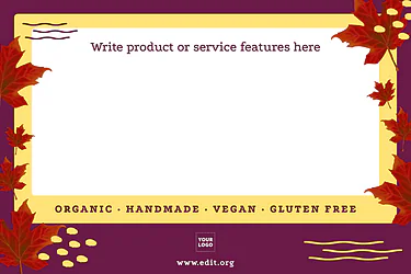 Customize your label