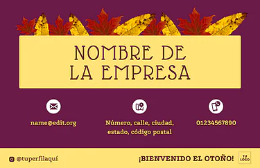 Edita una tarjeta de visita