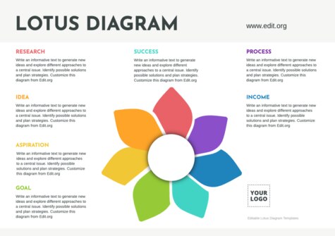 Edit a Lotus Diagram flower