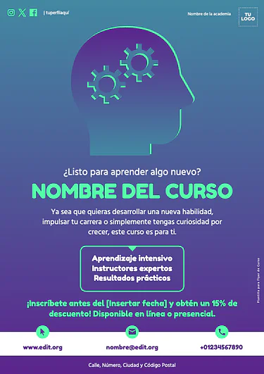 Editar plantillas de clases online