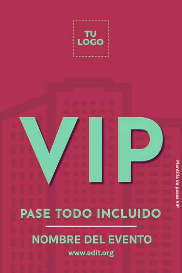 Edita un pase VIP