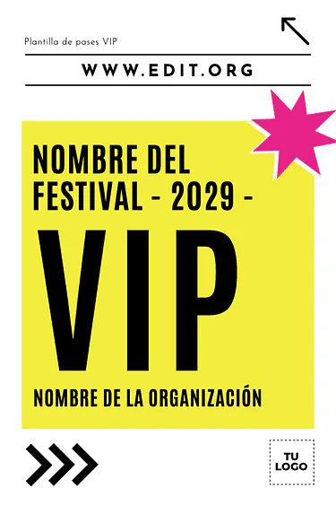 Edita un pase VIP