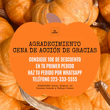 Editar plantillas de Accion de Gracias