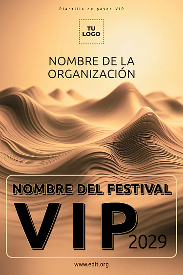 Edita un pase VIP