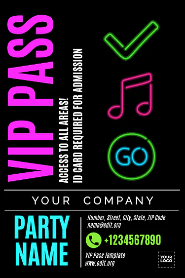 Edit a VIP flyer