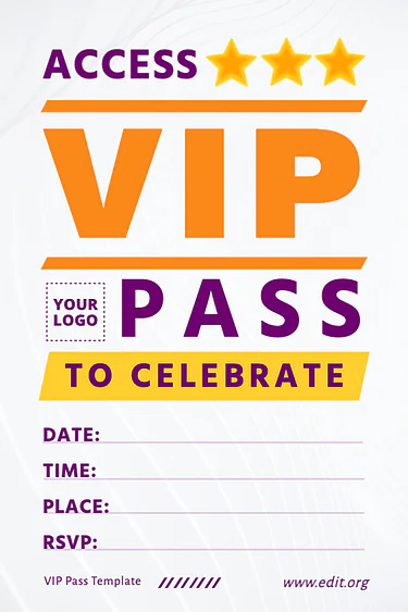 Edit a VIP flyer