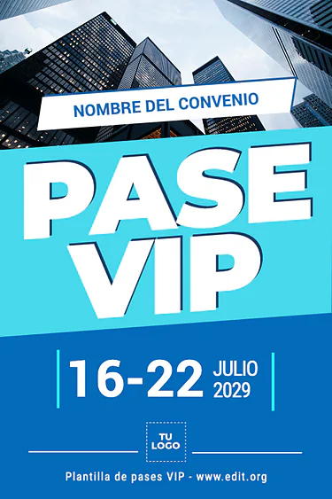 Edita un pase VIP