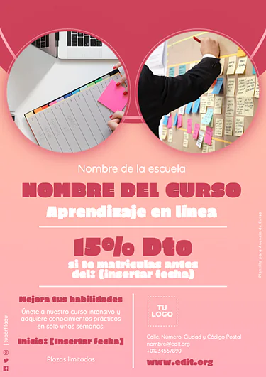 Editar plantillas de clases online