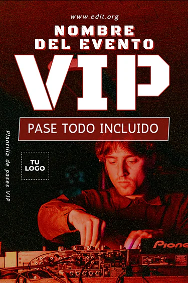 Edita un pase VIP