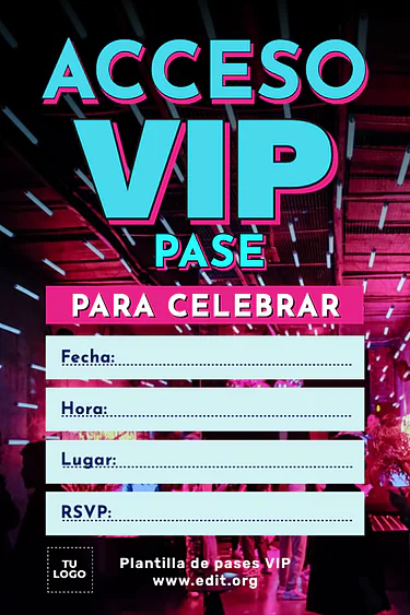 Edita un pase VIP